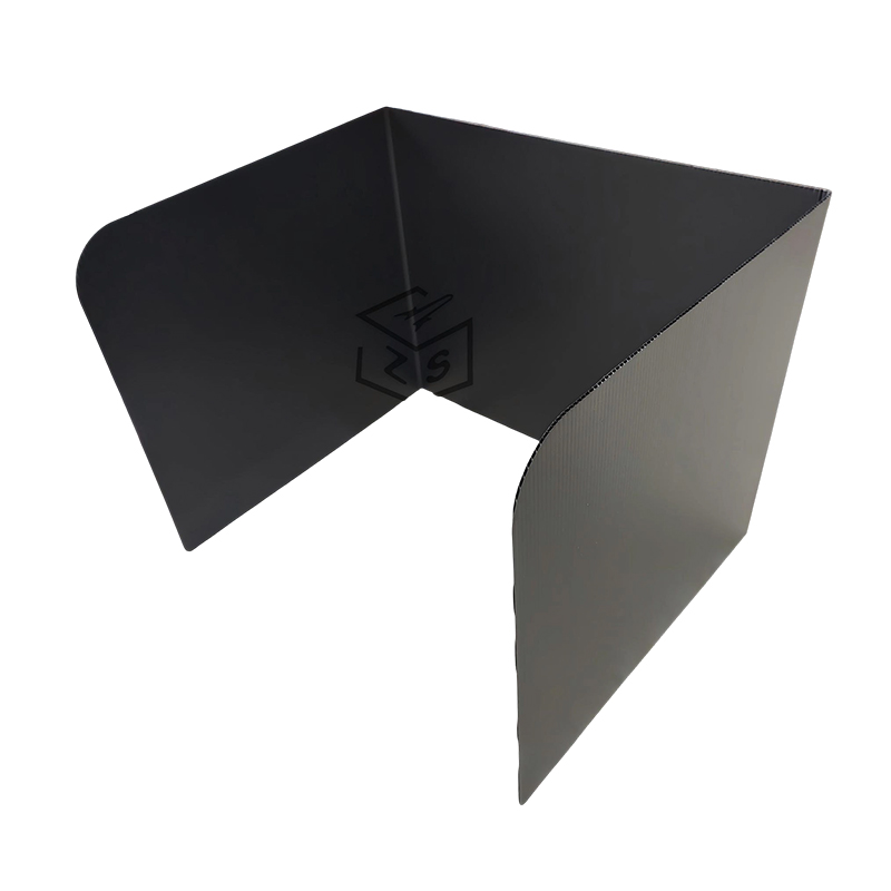 Divisórias de mesa de plástico corrugado para sala de aula