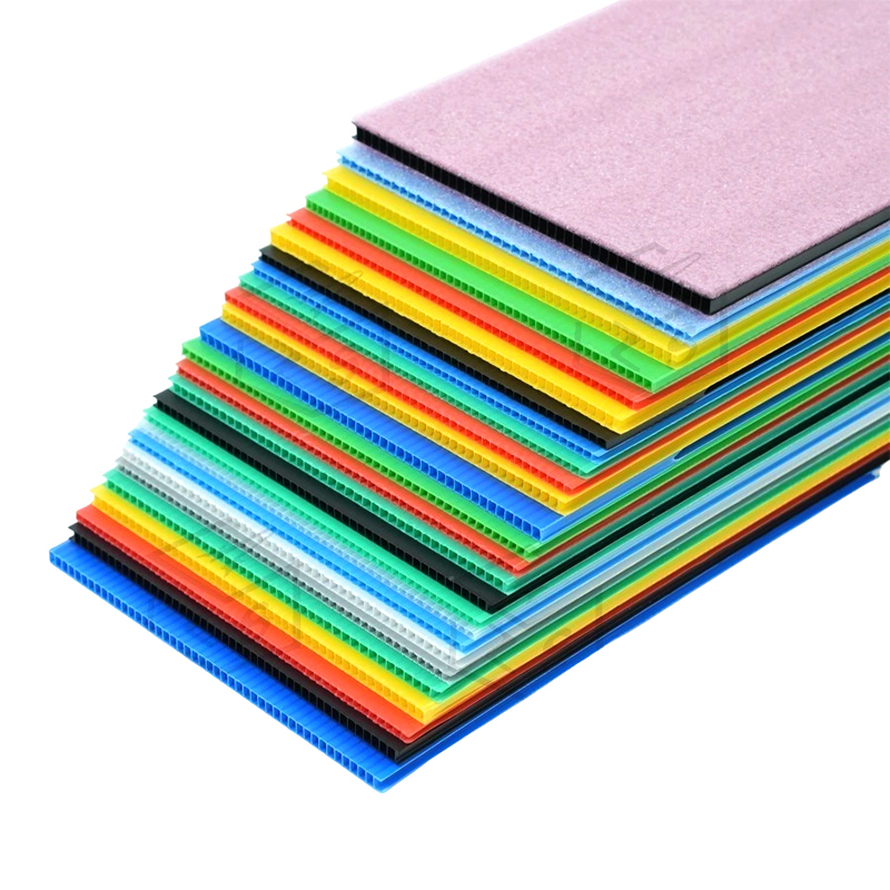 Folha oca de PP Twinwall laminada à prova d'água