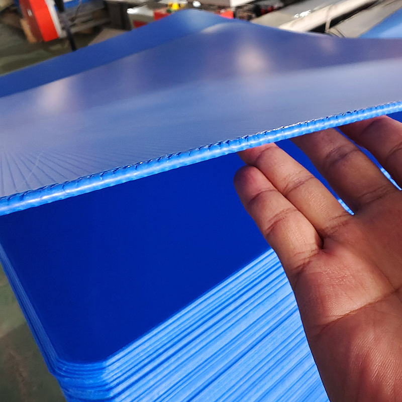 Folha oca de PP Twinwall laminada à prova d'água