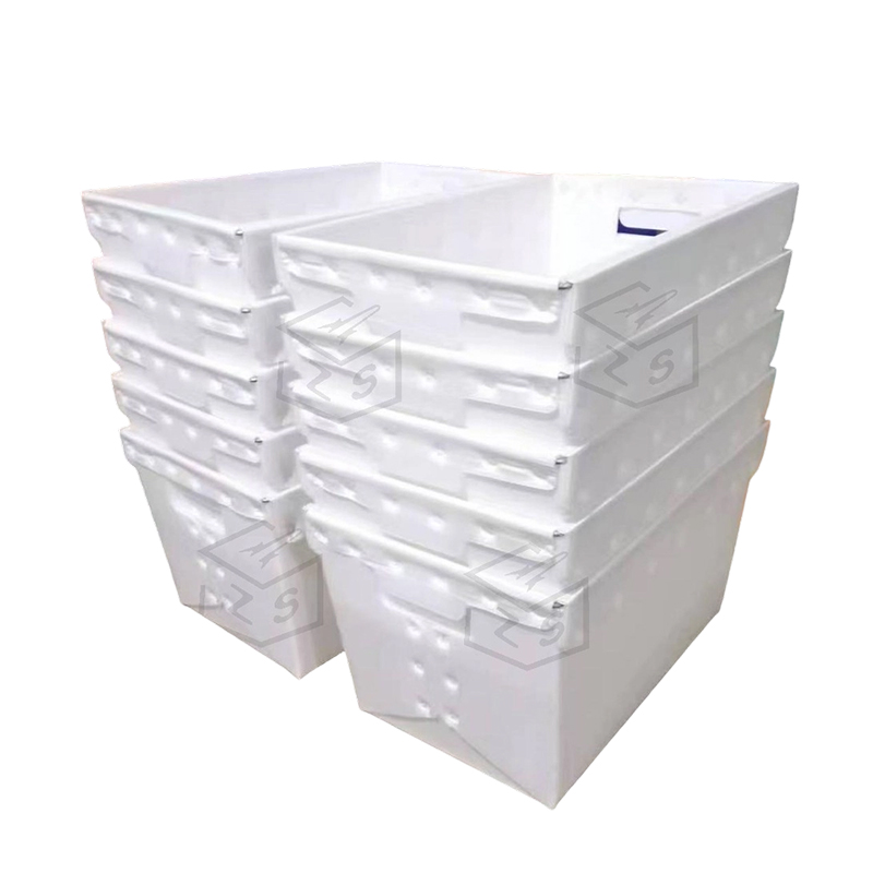 Recipiente de correio de plástico ondulado reciclável