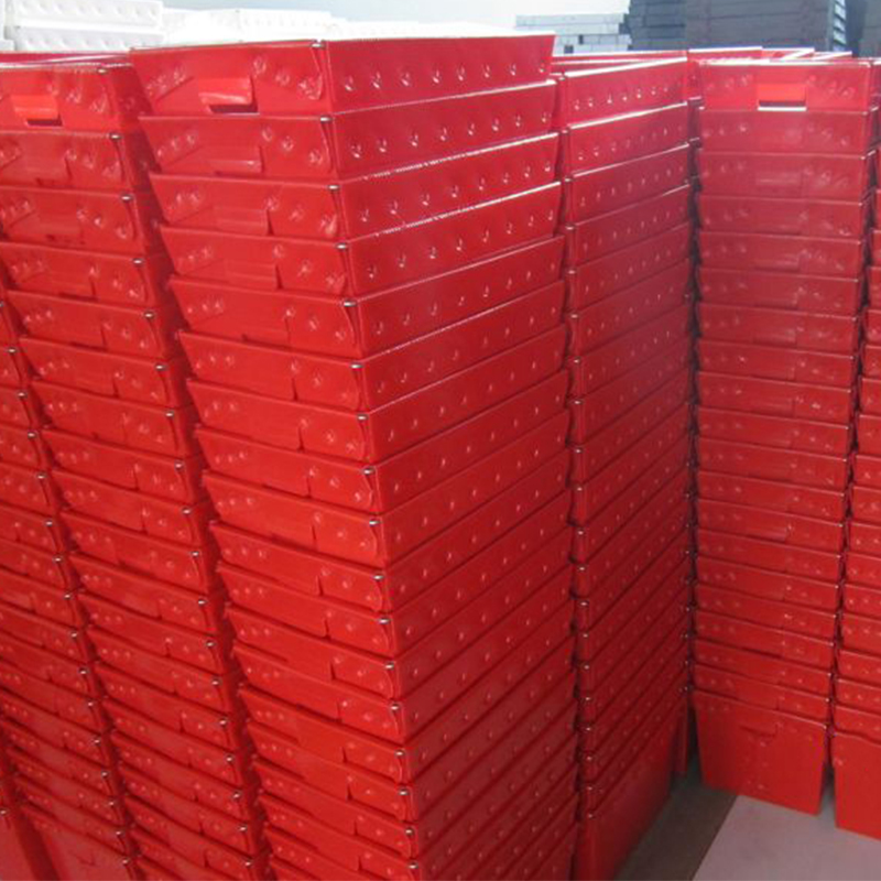 Recipiente de correio de plástico ondulado reciclável